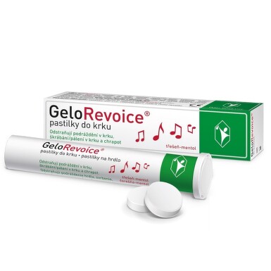 GeloRevoice pastilky do krku třešeň-mentol 20ks