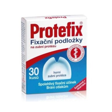 Protefix Fixační podložky - horní zub.prot.30ks