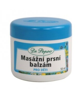 Masážní prsní balzám pro děti 50ml Dr.Popov