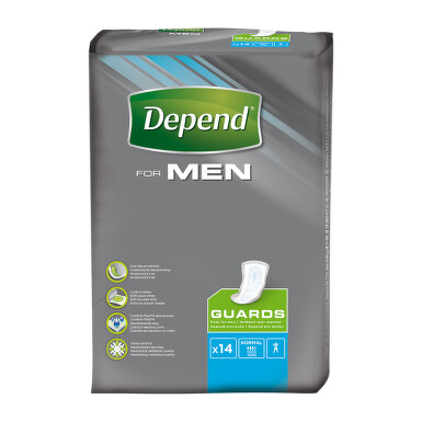 VLOŽKY ABSORPČNÍ DEPEND FOR MEN 535ML,(1590),14KS