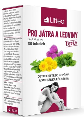 LIFTEA pro játra a ledviny tob.30