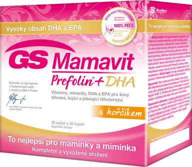 GS Mamavit Prefolin+DHA+EPA tbl/cps 30+30 2016