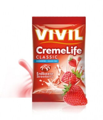 Vivil Creme life jahoda bez cukru 110g
