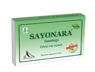 Sayonara fannings zelený čaj sypaný 100g