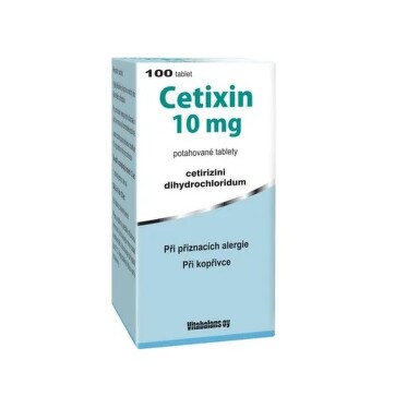 CETIXIN 10MG potahované tablety 100
