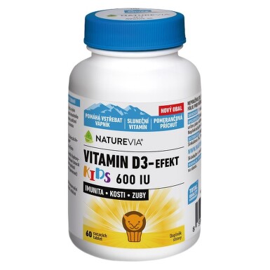 Swiss NatureVia Vitamin D3-Efekt Kids tbl.60