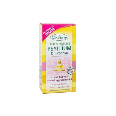 Psyllium indická rozpustná vláknina 200g Dr.Popov