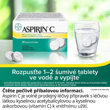 ASPIRIN C perorální šumivá tableta 10