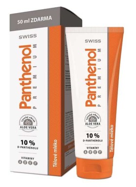 Panthenol 10% Swiss PREMIUM těl.mléko 200+50ml Zda