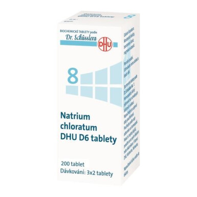 NATRIUM CHLORATUM DHU D5-D30 neobalené tablety 200