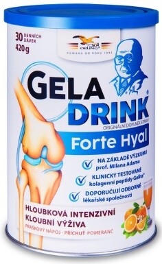 Geladrink FORTE HYAL práškový nápoj pomeranč 420g