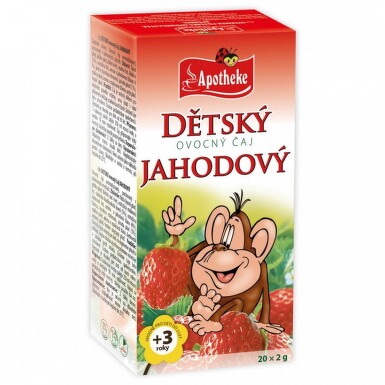 Apotheke Dětský ovocný čaj jahodový 20x2g