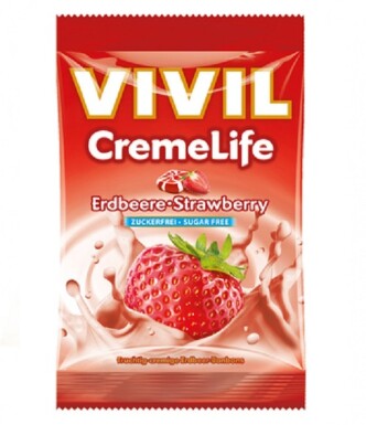 Vivil Creme life jahoda bez cukru 60g