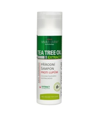 Přírodní šampon proti lupům s Tea Tree Oil 200ml