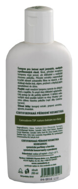 Cannaderm Natura šampon na suché pošk. vlasy 200ml