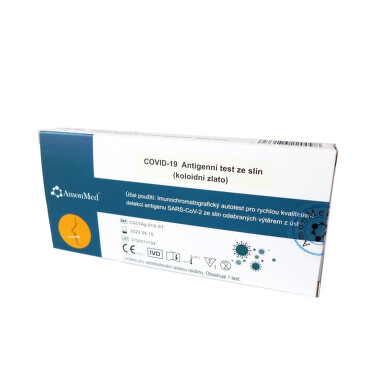 AmonMed Covid-19 antigenní test ze slin