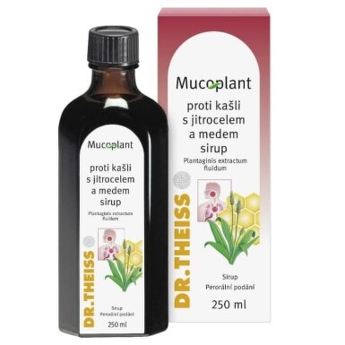 MUCOPLANT PROTI KAŠLI S JITROCELEM A MEDEM sirup 250ML