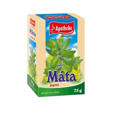 Apotheke Máta peprná - list sypaný čaj 75g