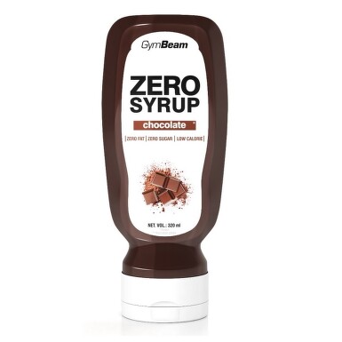 GymBeam Zero Syrup chocolate 350ml