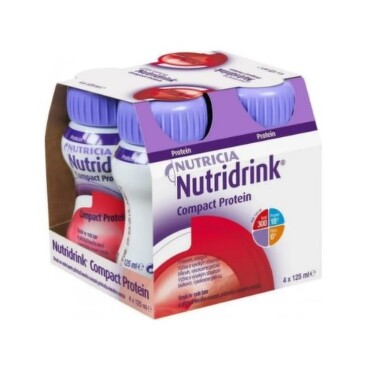 NUTRIDRINK COMPACT PROTEIN S PŘÍCHUTÍ CHLADIVÉHO ČERVENÉHO OVOCE perorální roztok 4X125ML