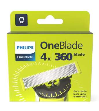 Philips OneBlade 360 QP440/50 břity na tvář 4ks