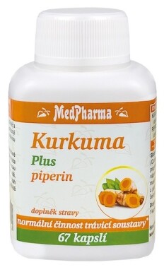 MedPharma Kurkuma Plus piperin cps.67