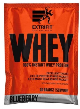Extrifit 100% Whey Protein 30g borůvka
