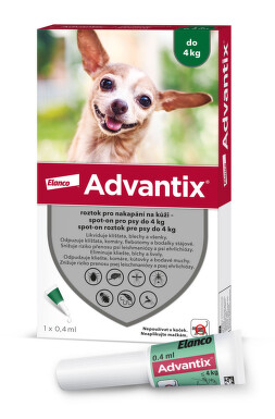 Advantix pro psy do 4kg spot-on 1x0.4ml