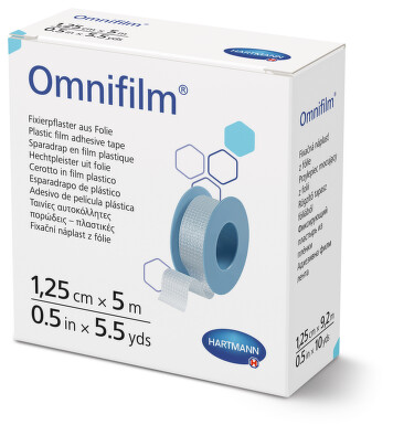 NÁPLAST HYPOALERGENNÍ OMNIFILM 1,25CMX5M,1KS