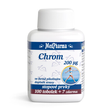 MedPharma Chrom pikolinát 200mcg tob.107