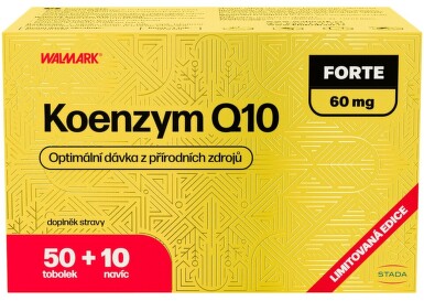 Walmark Koenzym Q10 Forte 60mg 50+10 tobolek navíc