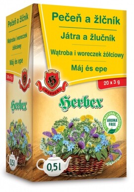 HERBEX Játra a žlučník 20x3 g