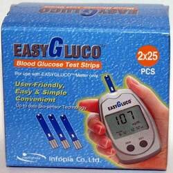 PROUŽKY DIAGNOSTICKÉ EASY GLUCO (PRO ZP KOD 0085344) INZULÍNOVÝ REŽIM,50KS