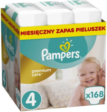 Pampers Plenky Premium Monthly Box S4 168
