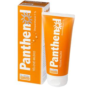 Panthenol tělové mléko 7 % 200ml Dr.Müller