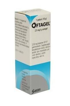 OFTAGEL 2,5MG/G oční podání GEL 10G