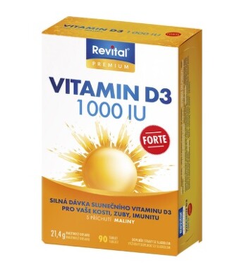 Revital Vitamin D3 Forte 1000 IU tbl.90