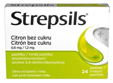 STREPSILS CITRON BEZ CUKRU 0,6MG/1,2MG pastilka 24