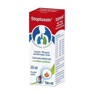 STOPTUSSIN perorální kapky, roztok 1X25ML