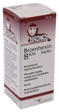 BROMHEXIN 8 KM KAPKY perorální kapky, roztok 1X50ML