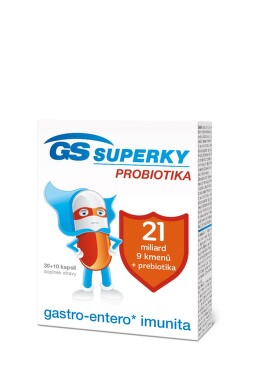 GS Superky probiotika cps.30+10 ČR/SK