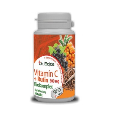 Vitamín C + RUTIN Biokomplex 500mg tbl.60 Dr.Bojda