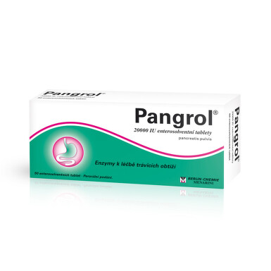 PANGROL 20000 perorální enterosolventní tableta 50 II