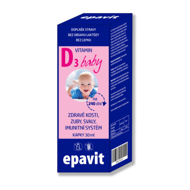 EPAvit Vitamin D3 baby kapky 30ml