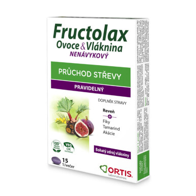 Fructolax Ovoce&Vláknina TABLETY tbl.15