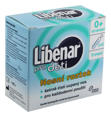 Libenar pro děti 15ampulí po 5ml