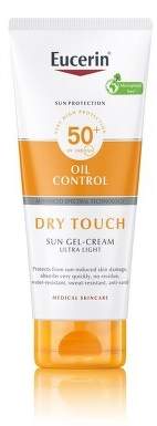 EUCERIN SUN Krémový gel na opalování Dry Touch Oil Control  SPF 50+ 200 ml