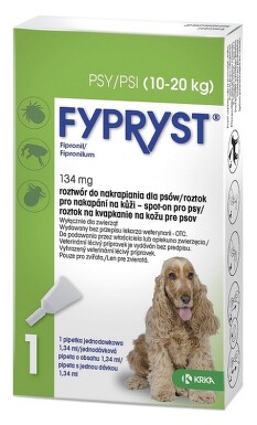 Fypryst Dogs spot-on pro psy 1x1.34ml