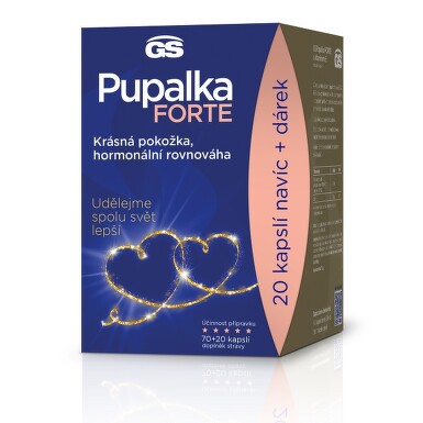 GS Pupalka FORTE s vitamínem E cps.70+20 dárek 2022