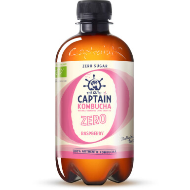 The Gutsy Captain Kombucha malina BIO 400ml zero